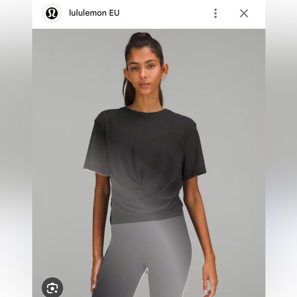 NWT! Lululemon Mesh twist shirt